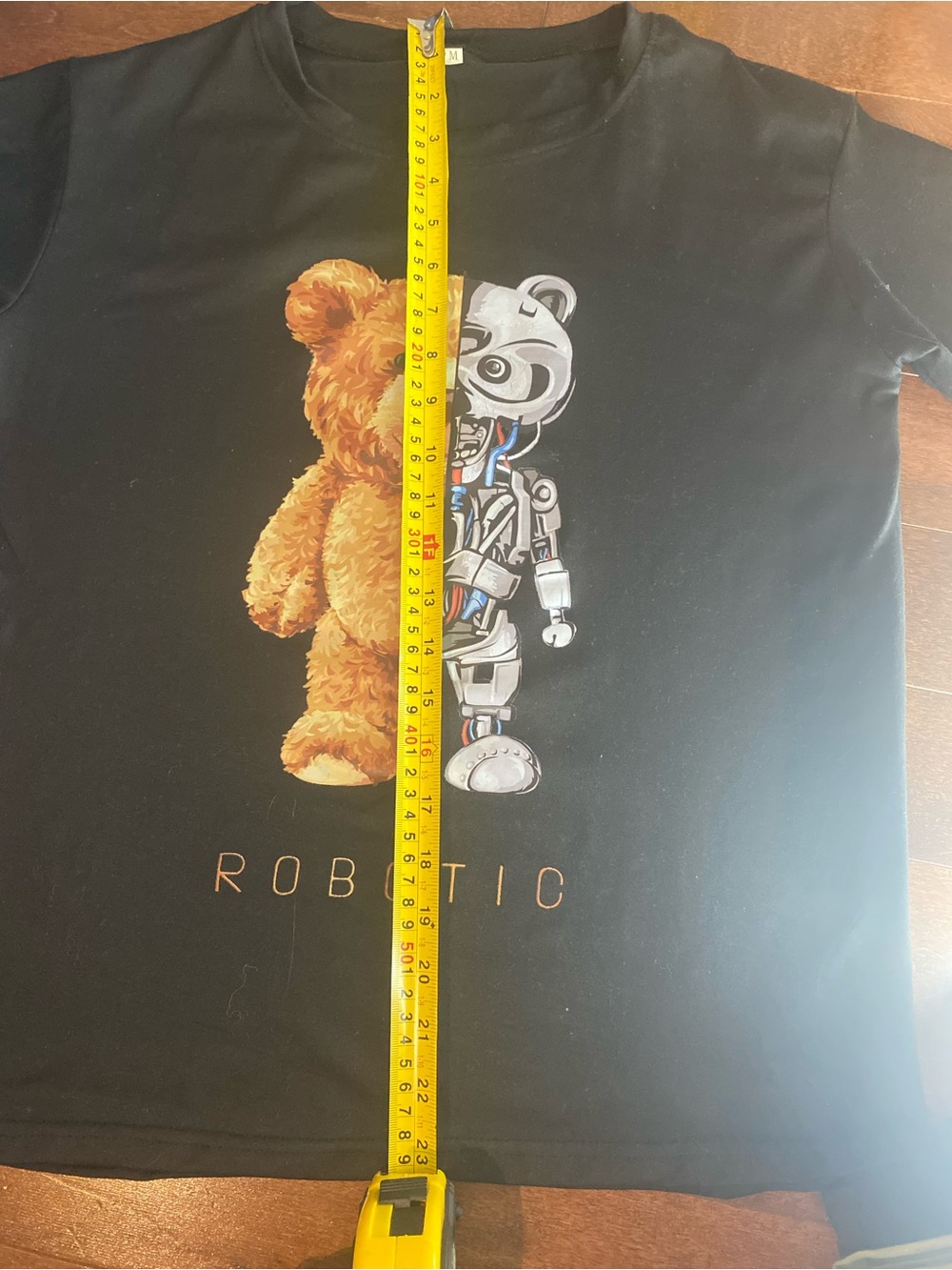 Black 'Robotic' Graphic Short Sleeve Tee - Picture 6 of 9